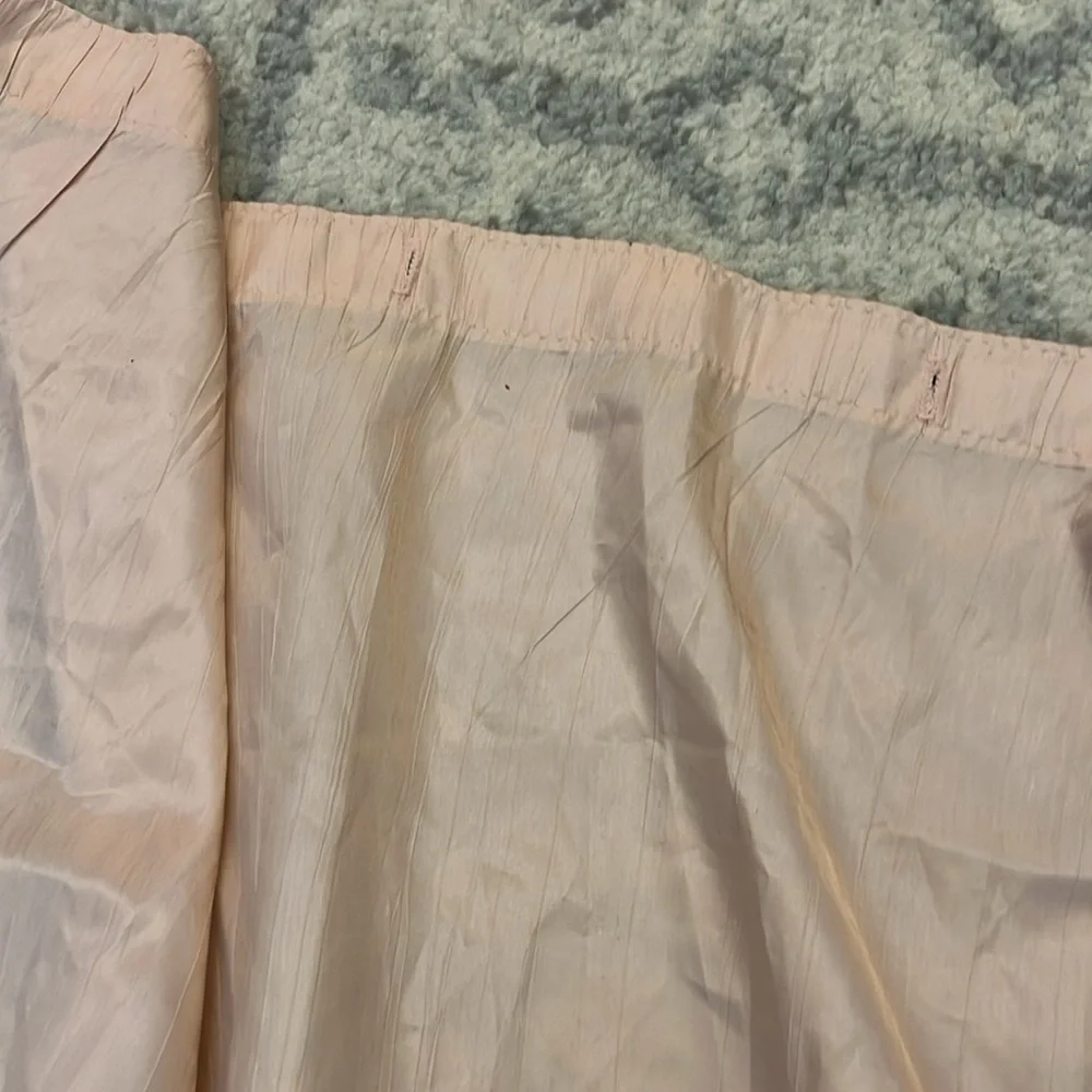 Pink shower curtain